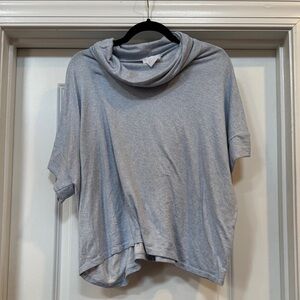 Sky blue Cowl Neck Softies lounge set